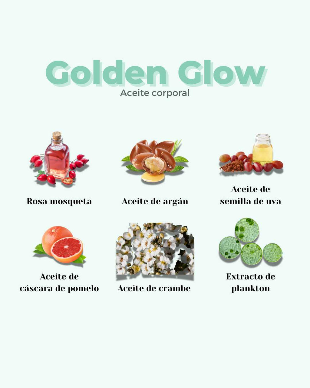 Aceite corporal Golden Glow - Skinova