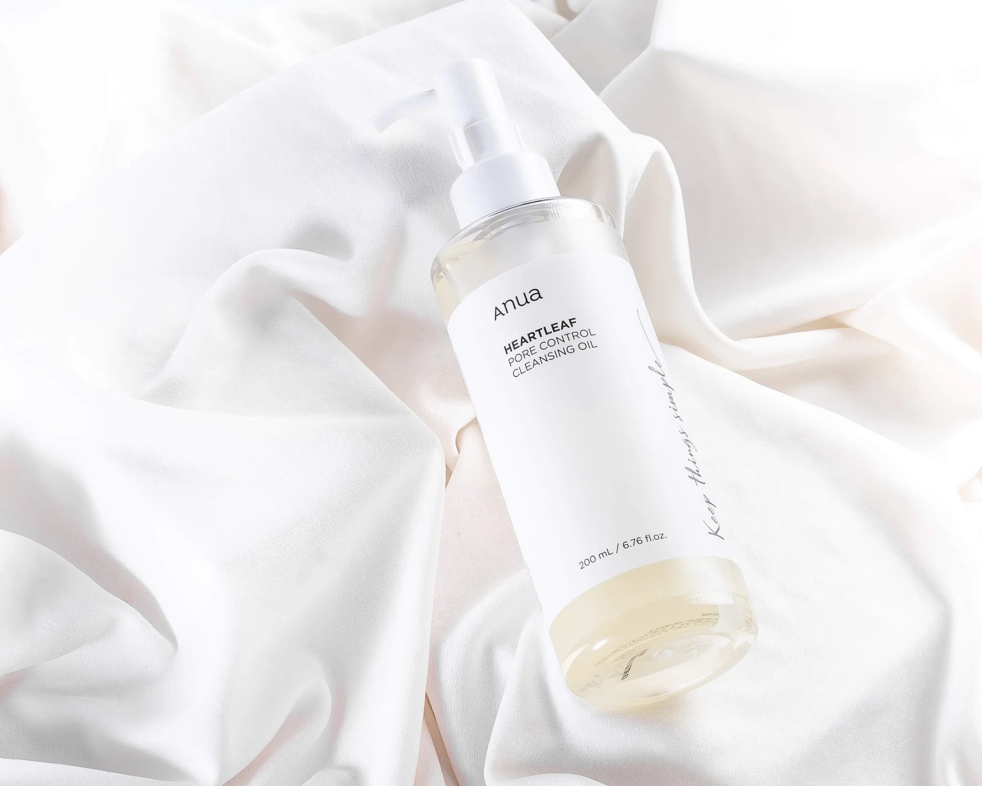 Anua Heartleaf Aceite Desmaquillante y Limpiador de Poros | Limpieza Suave para Piel Sensible – Cosmética Coreana K - Beauty (200ml) - Skinova