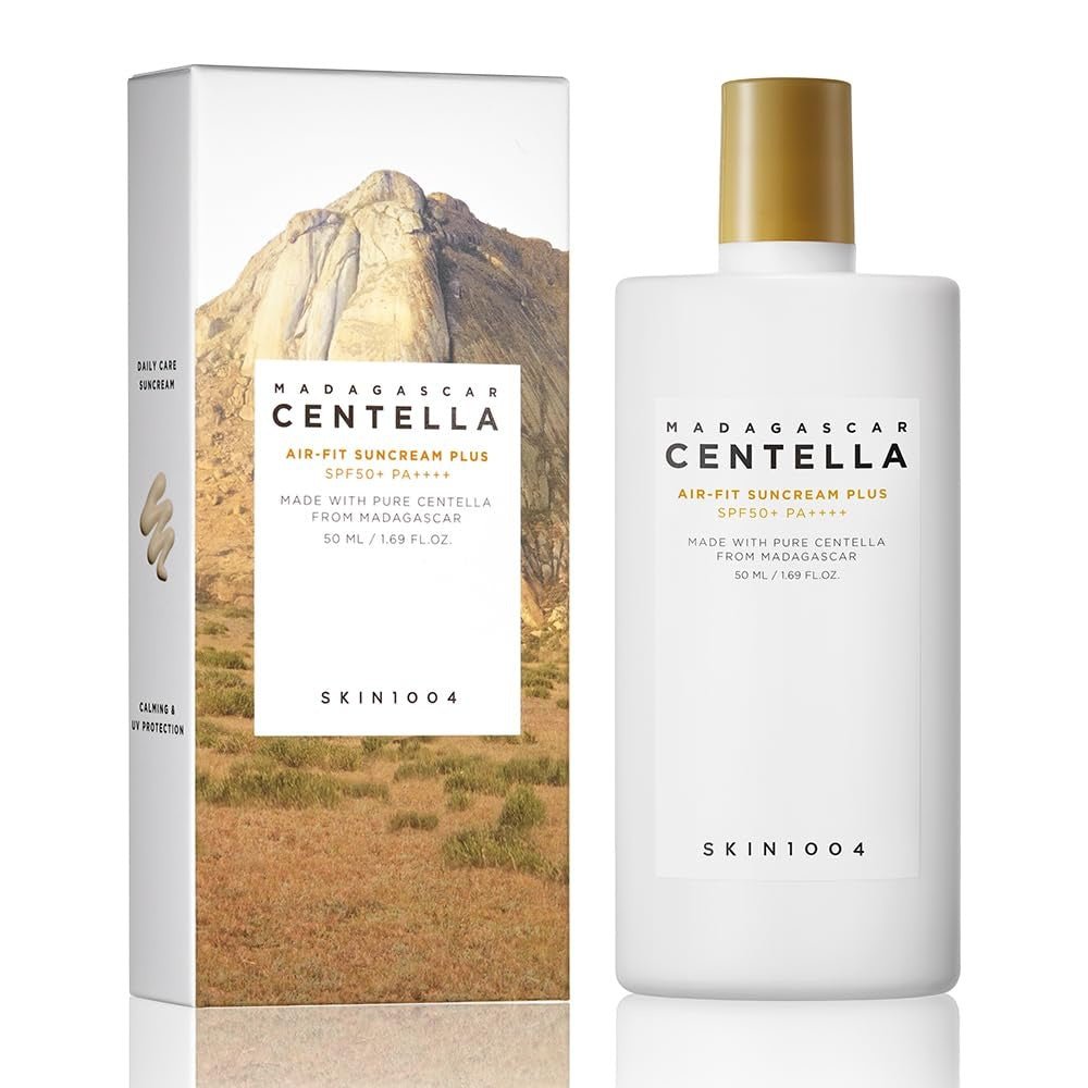 CENTELLA - Crema solar Air - Fit Plus con centella de Madagascar, 50 ml, SKIN1004 - Skinova