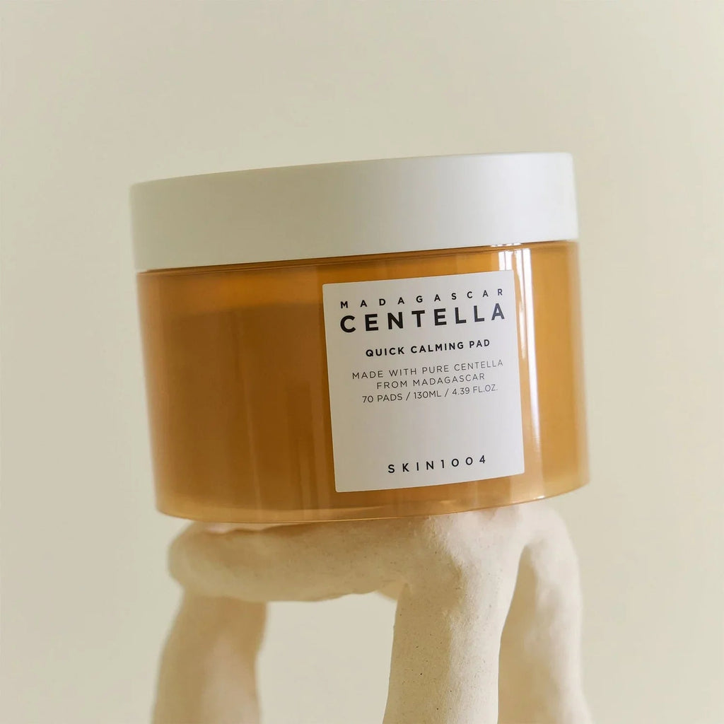 CENTELLA - SKIN1004 Madagascar Centella Quick Calming Pad 70 Pads 130ml - Quick Soothing Effect for Sensitive Skin - Skinova