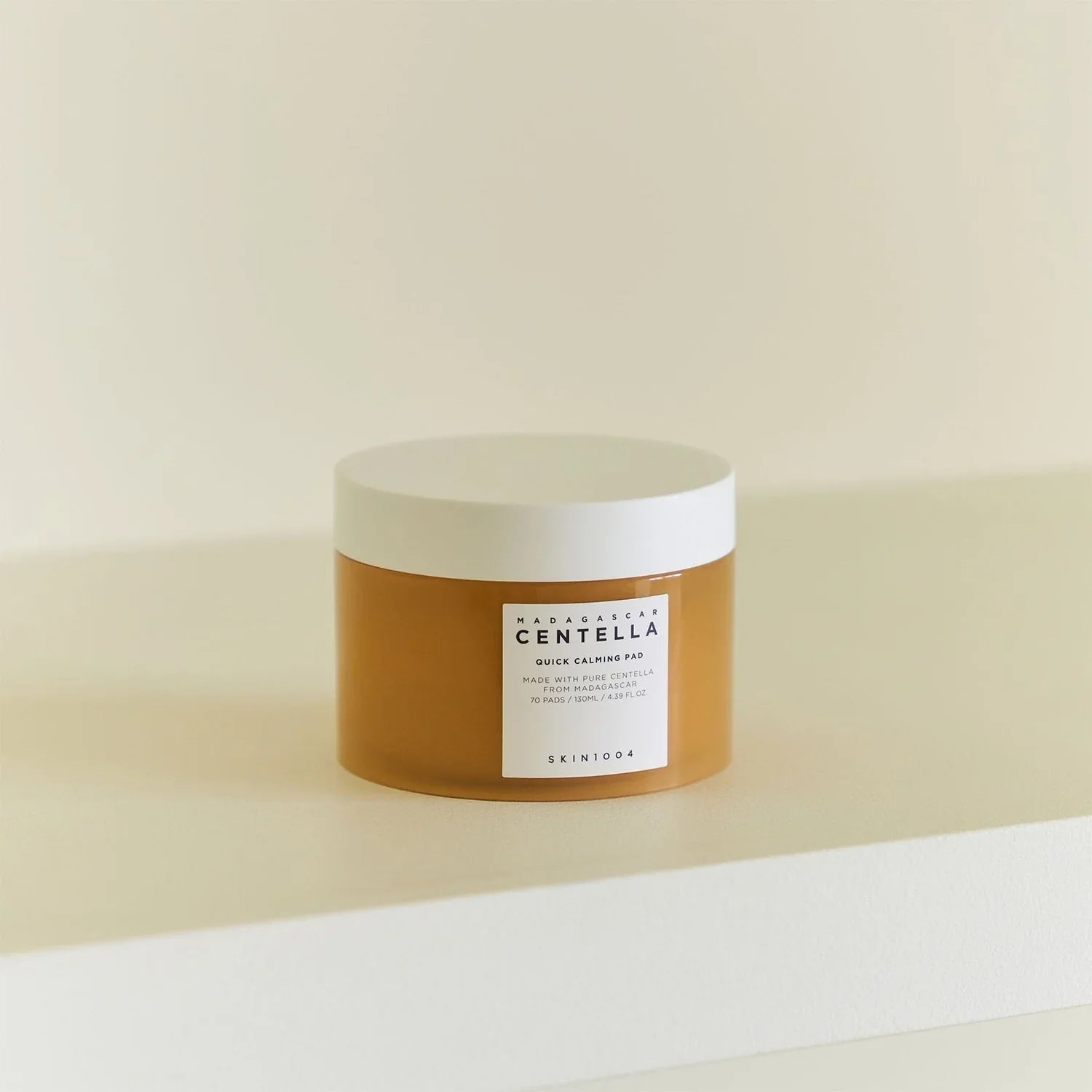 CENTELLA - SKIN1004 Madagascar Centella Quick Calming Pad 70 Pads 130ml - Quick Soothing Effect for Sensitive Skin - Skinova