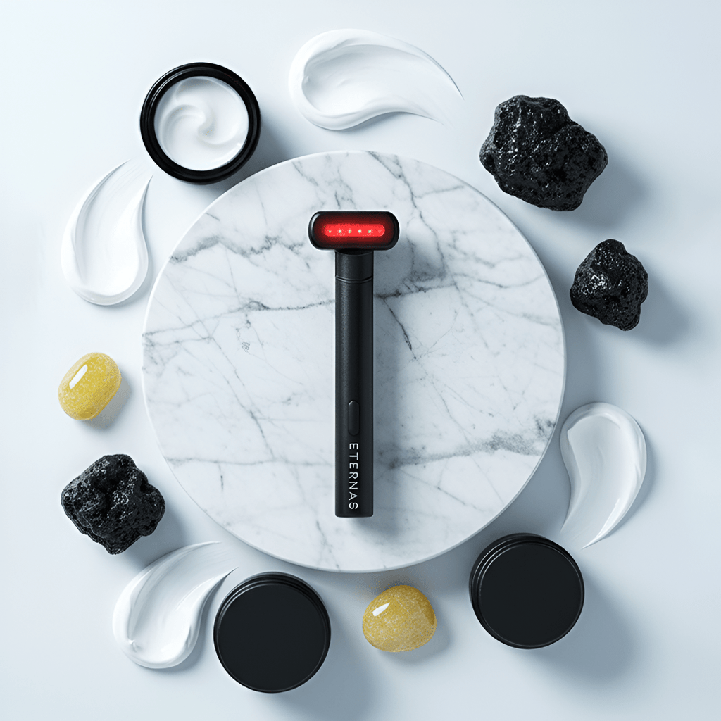 Dispositivo LED Microvibración y Microcorriente con Terapia de Calor - Skinova