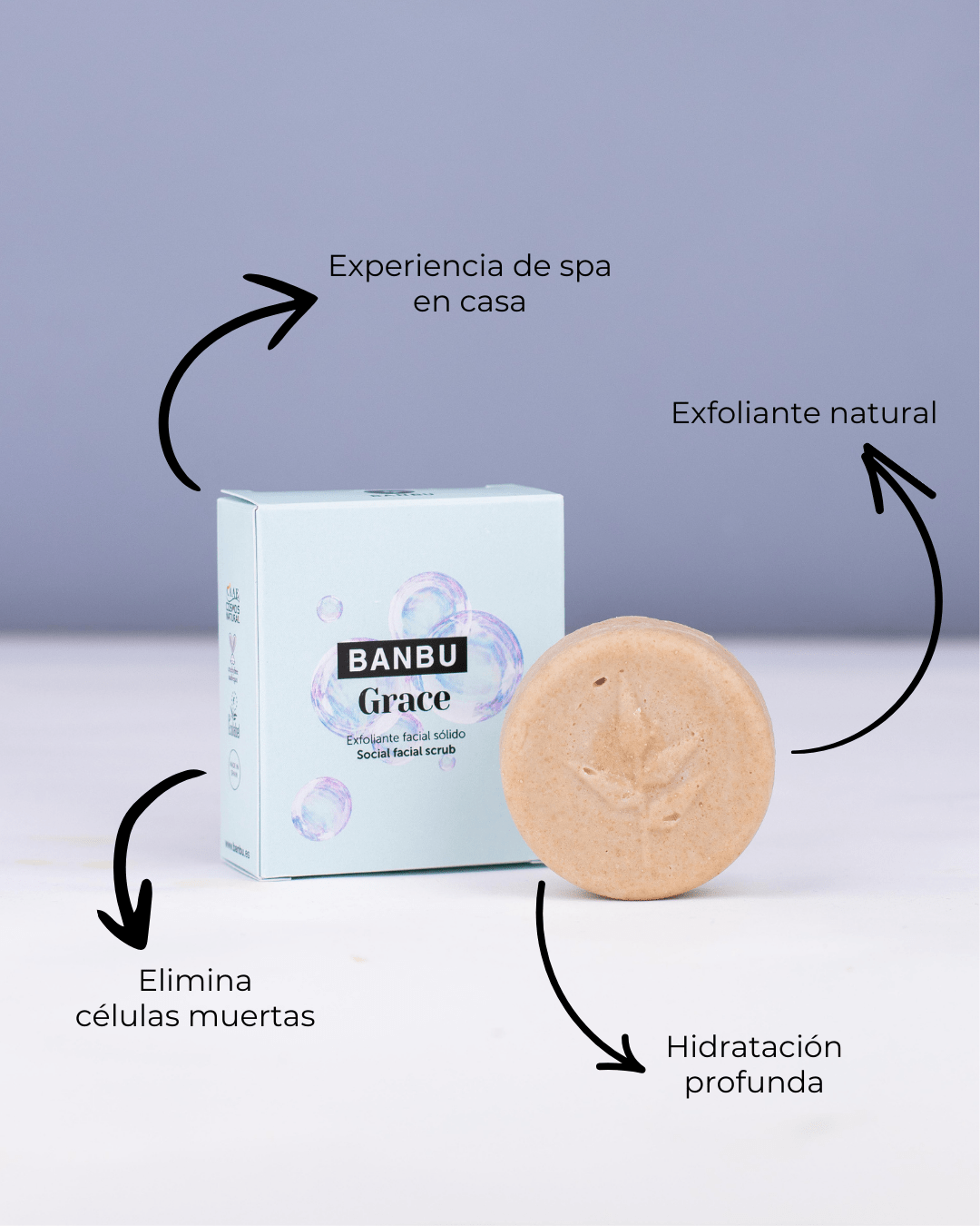 Exfoliante Facial solido GRACE - Skinova