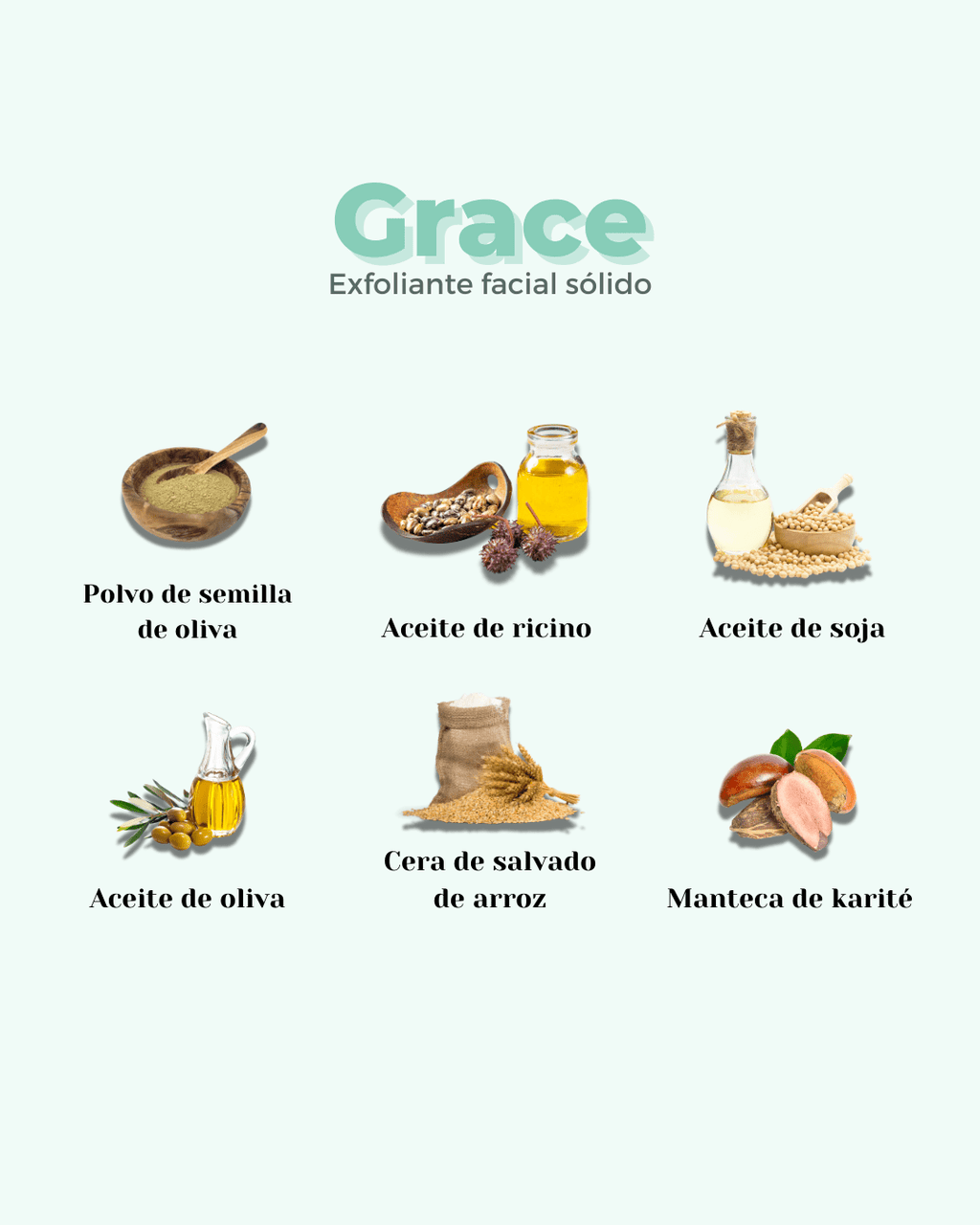 Exfoliante Facial solido GRACE - Skinova