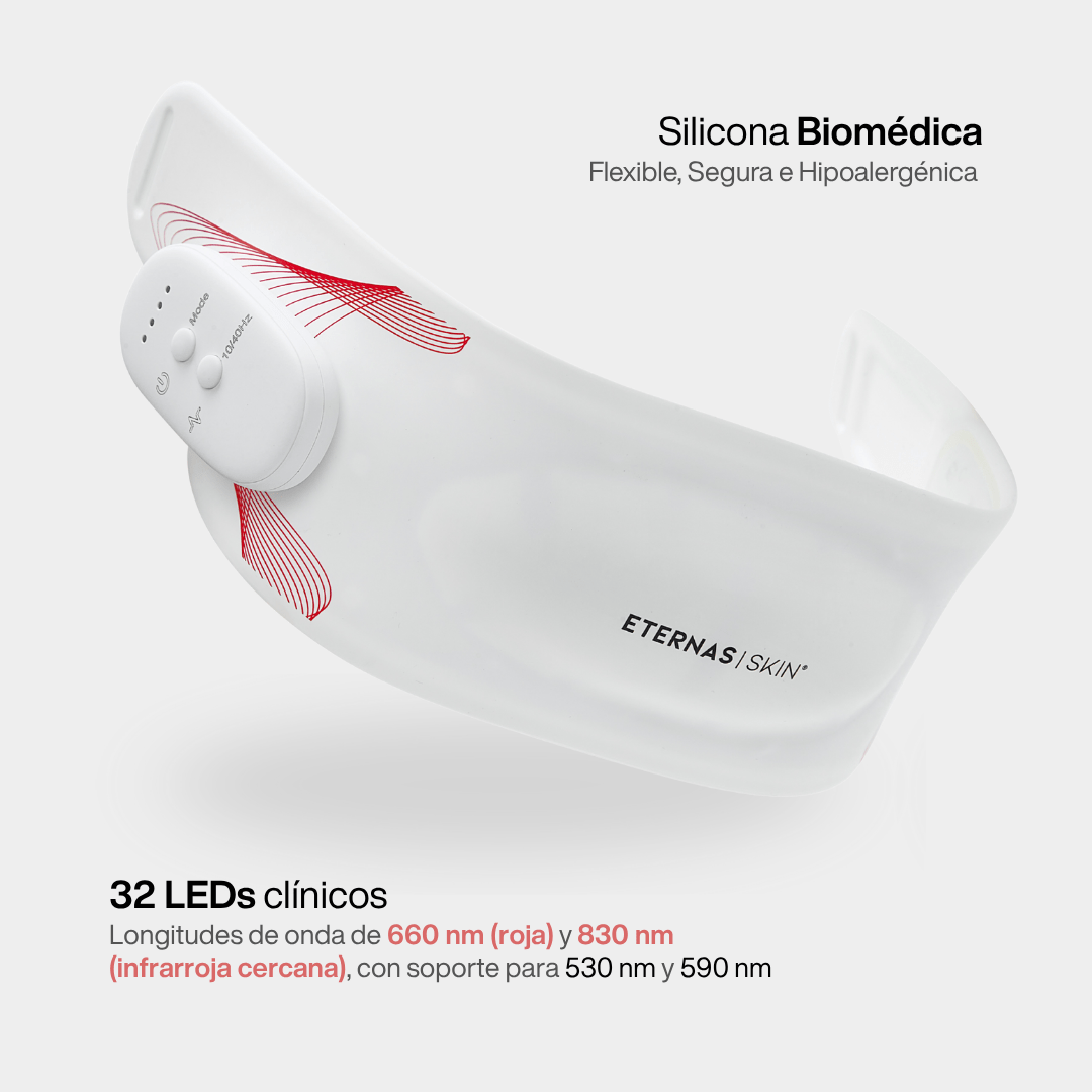 Lifting Facial Reafirmante y Alivio del Dolor - LED Infrarroja 830nm - Skinova