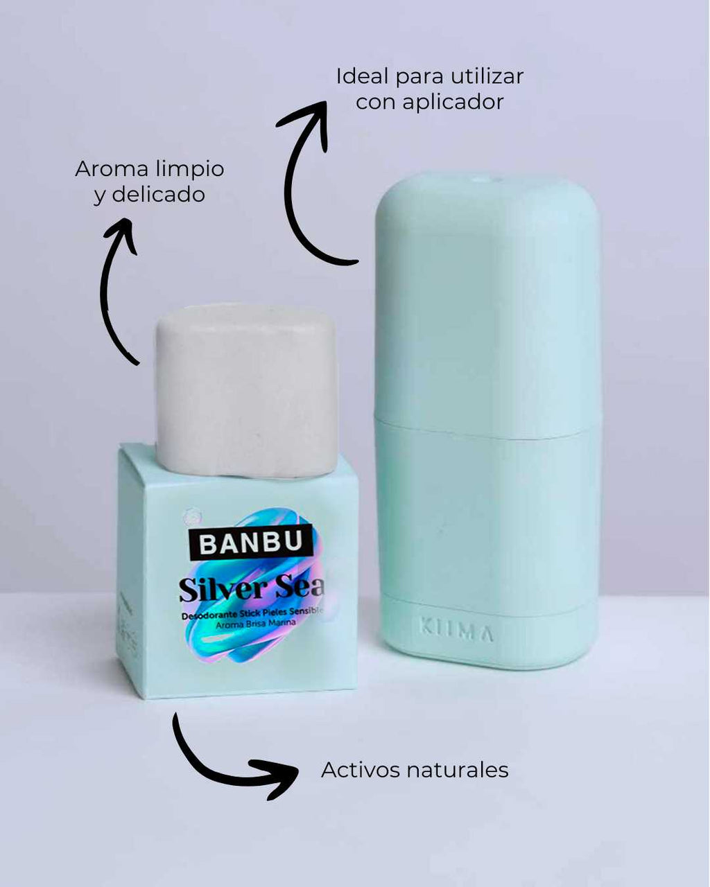 LIQUIDACIÓN Desodorante Sólido ECO Piel Sensible SILVER SEA - Skinova