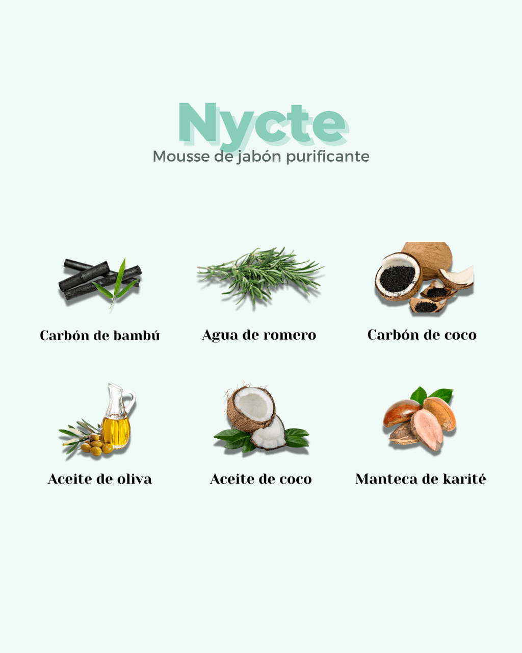 Mousse Facial ECO Piel Mixta y Grasa NYCTE - Skinova