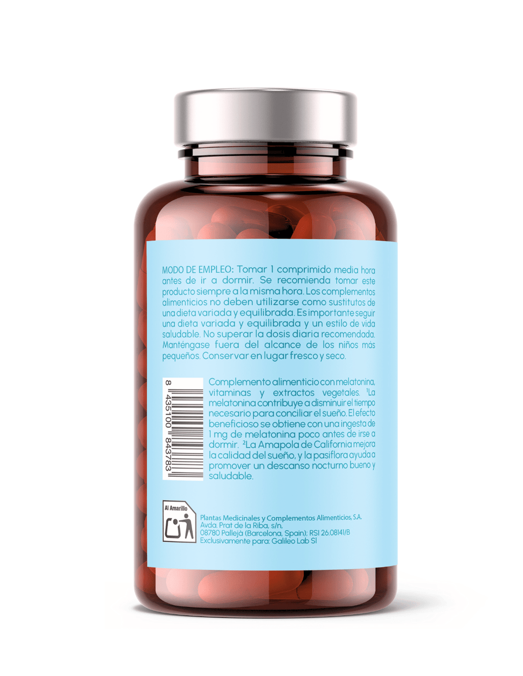 Regular Sleep - Melatonina bicapa de alta concentración 1,9 mg - Skinova