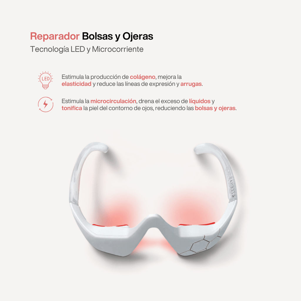 Reparador Bolsas y Ojeras con LED y Microcorriente - Skinova